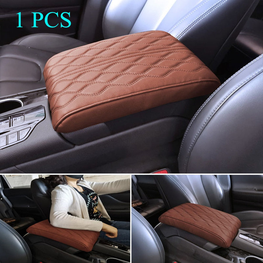 Leather Soft Car Armrest Pad - Image 4