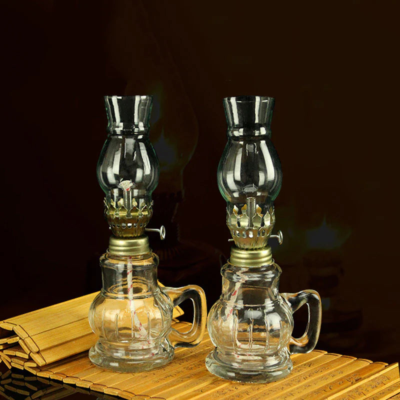 Vintage Kerosene Oil Lamp - Image 6
