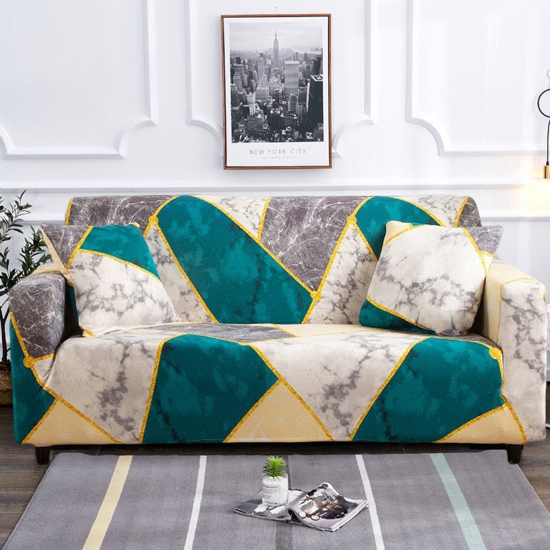 Modern Non-slip Colorful Elastic Sofa Cover - Image 37