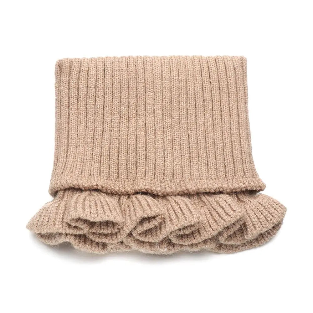 Cozy Knit Detachable Turtleneck Collar Scarf