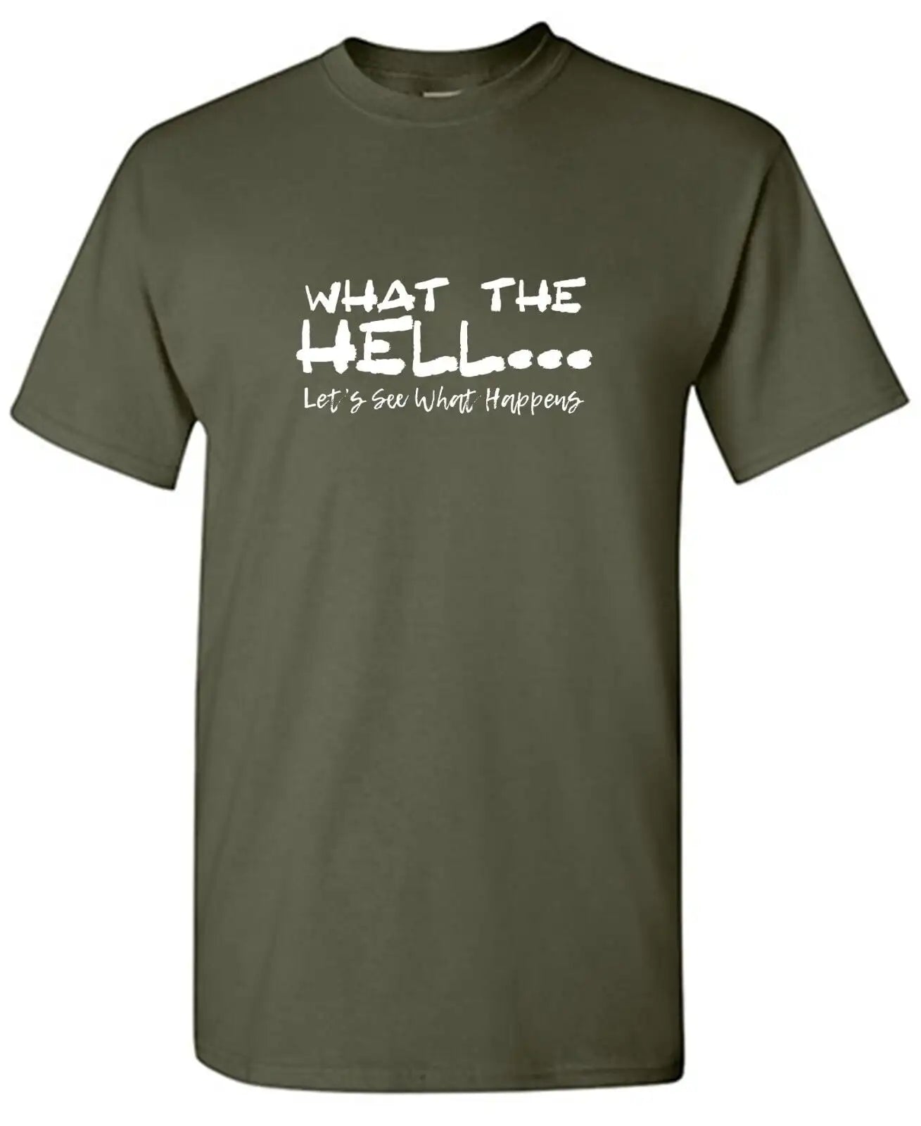 What The Hell Slogan T-Shirt - Image 7