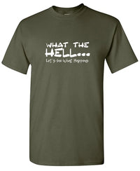 What The Hell Slogan T-Shirt - Image 7