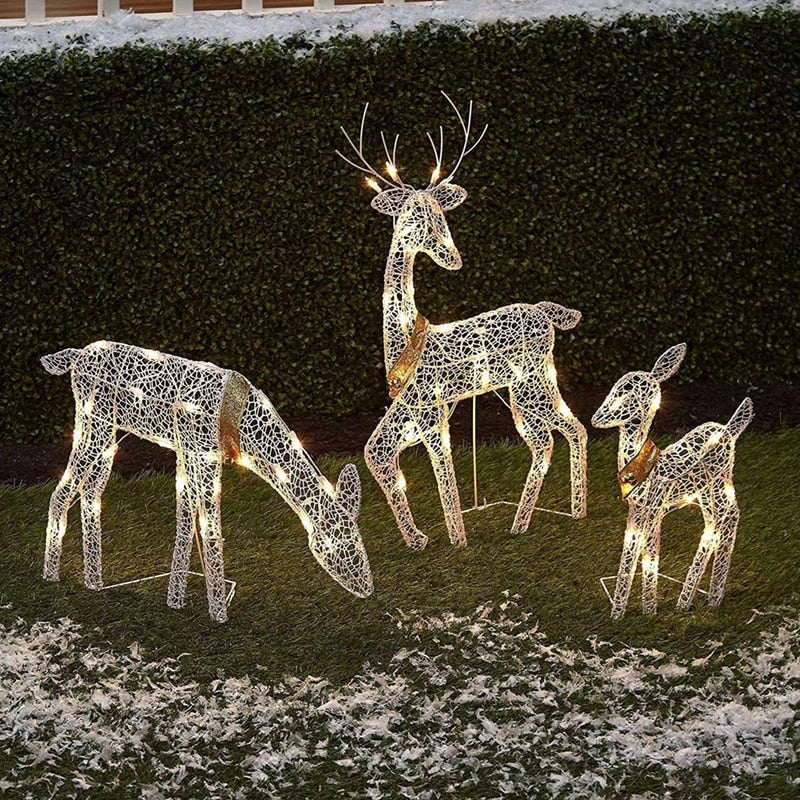 Glowing Reindeer Light Garden Decoration - Image 0
