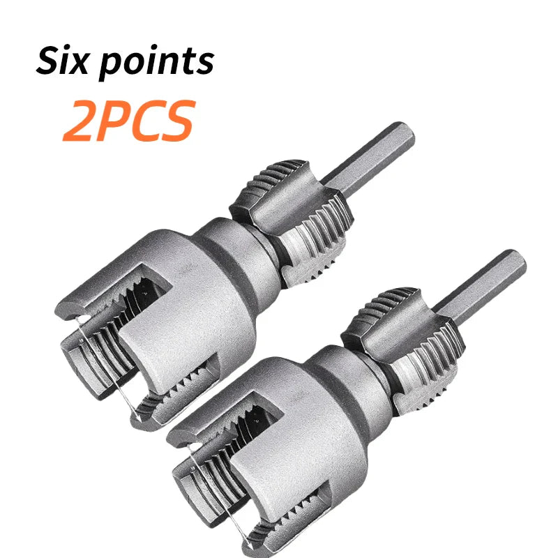 Pipe Thread Reamer & Edge Cutter Drill Attachment Tool - Image 9
