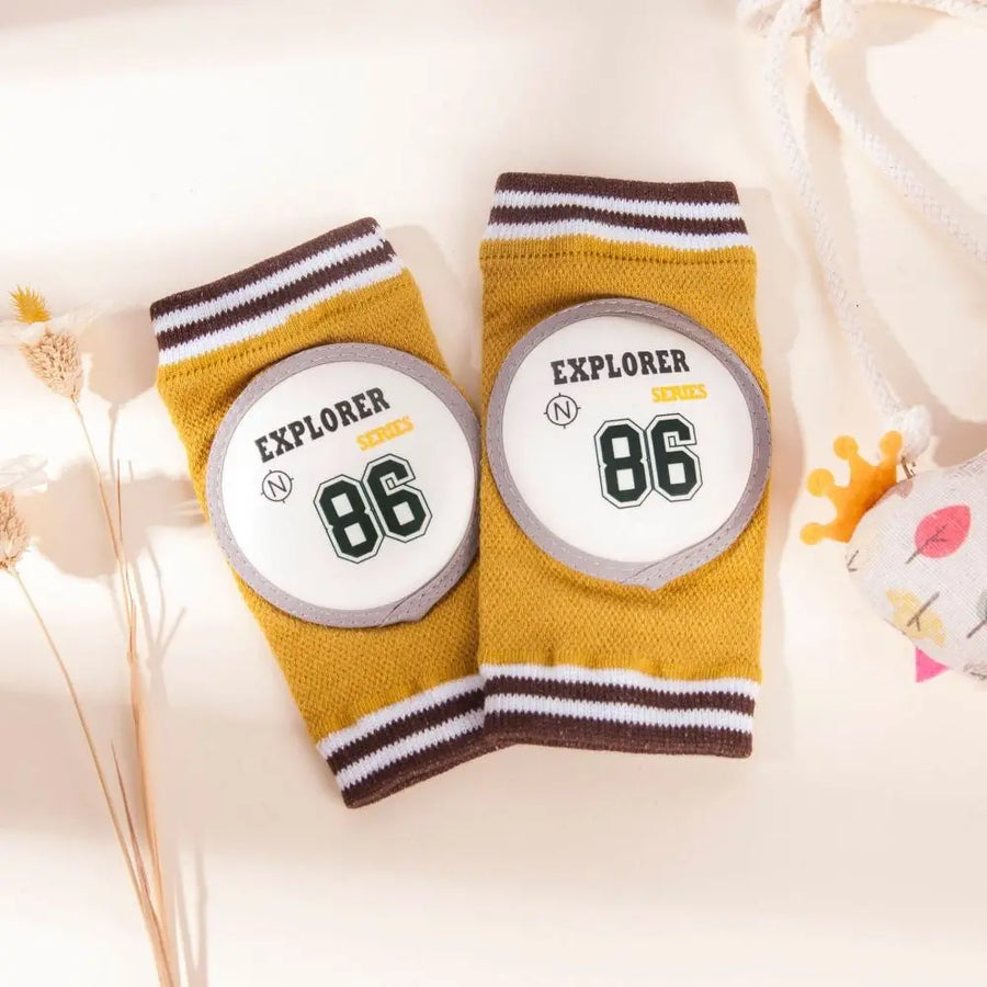 Soft Cotton Anti-Slip Early Crawlers Baby Knee Protector Pads - Image 8