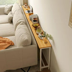 Sofa Gap Table Narrow Modern Space-Saving Table