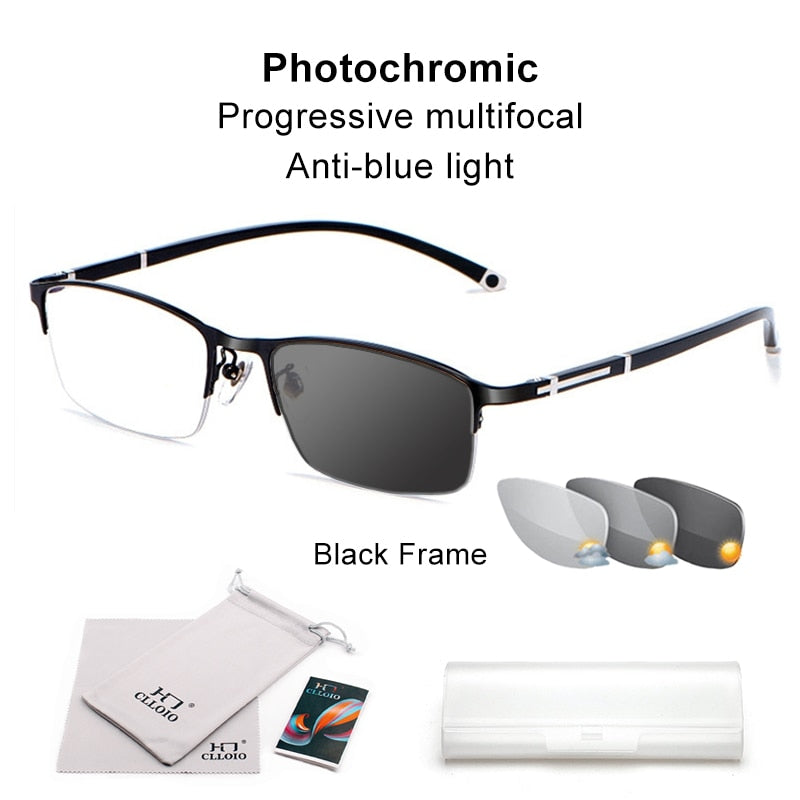 Progressive Multifocal Anti-Blue Light Glasses