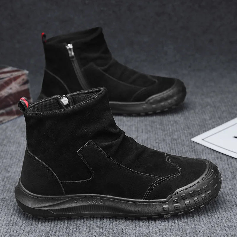 Motorcycle Weather-Resistant Slip-On Boots - Image 2
