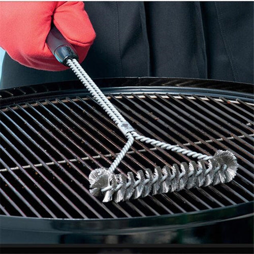 Stainless Steel BBQ Grill Cleaning Brush - Image 0