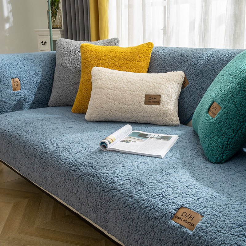 Modern Thick Plush Anti-slip Sofa Covers