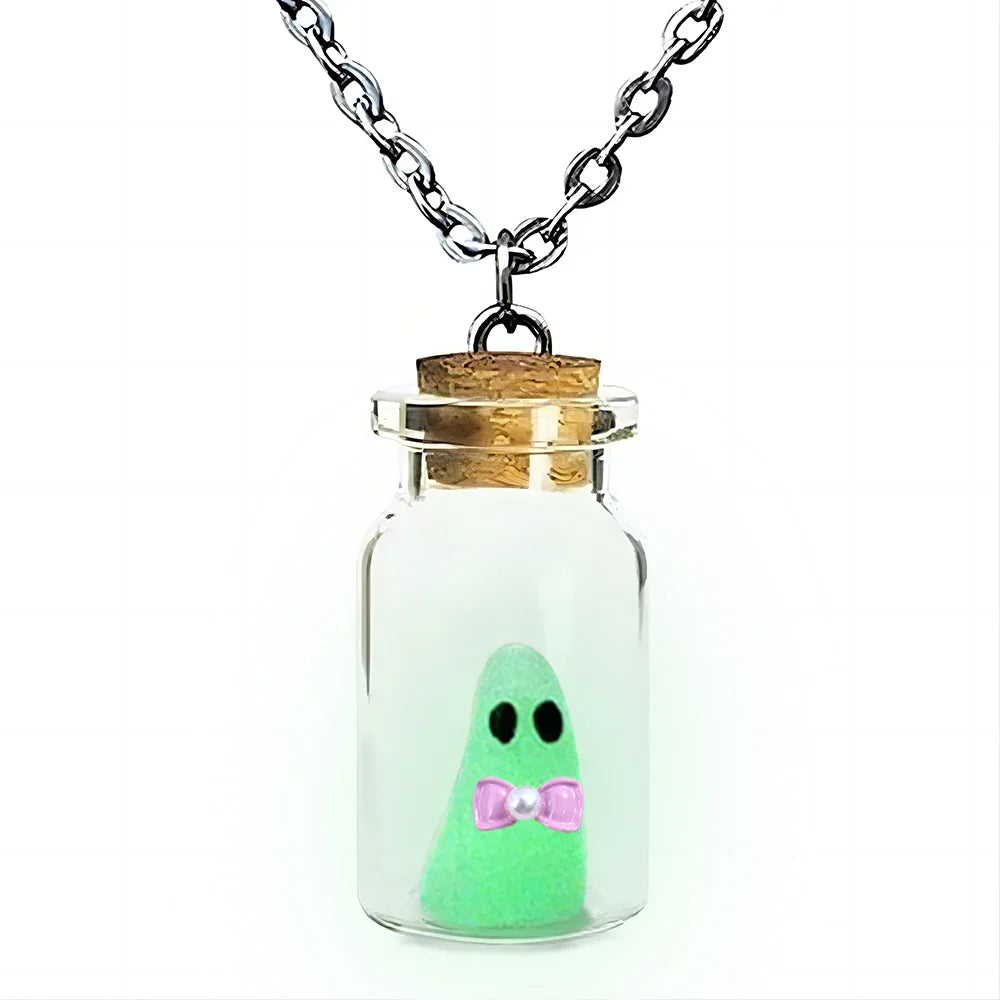 Mystic Night Glow Ghost Necklace - Image 7
