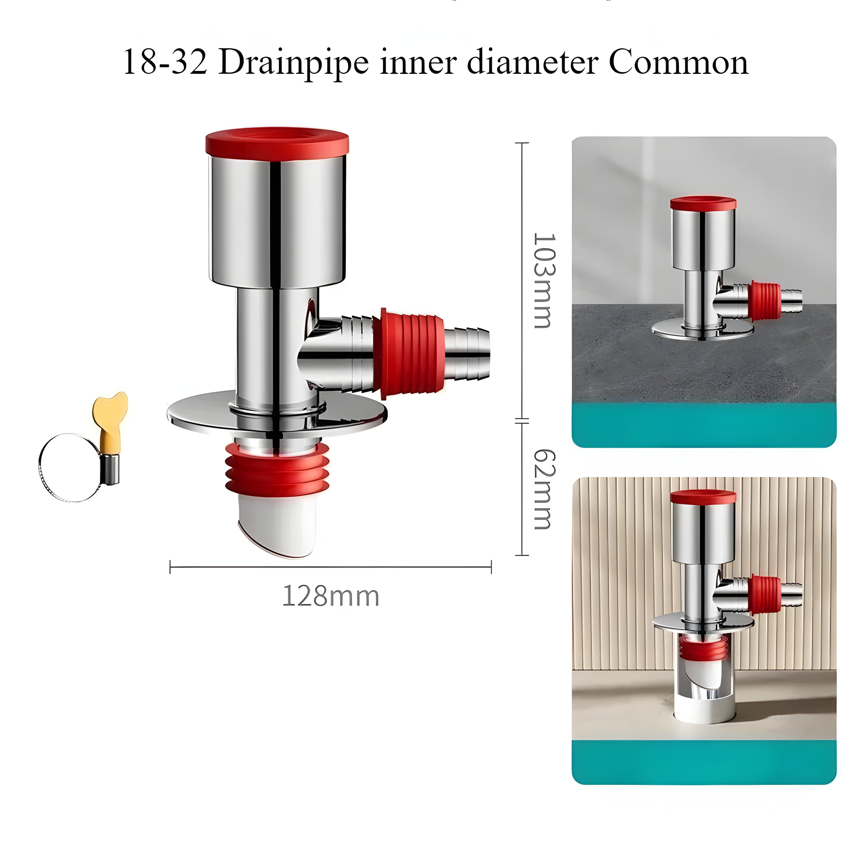 Anti-Odor Washing Machine Floor Drain Connector - Image 6