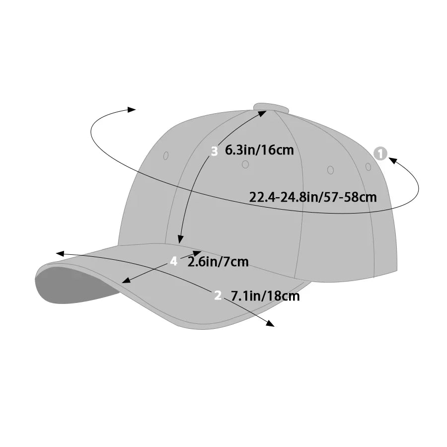 Hip-Hop Fake Hair Baseball Hat - Image 8