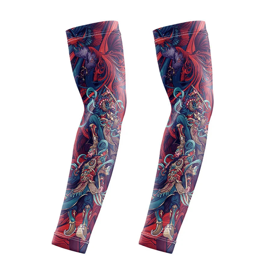 Wild Print Quick-Dry Cooling Arm Sleeves - Image 11