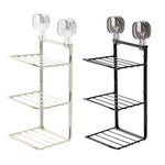 Food Preparation Wall-Mounted 3-Layer Organizer Rack