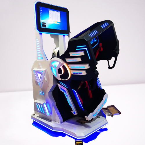 Futuristic 9D Virtual Reality Roller Coaster Simulator - Image 4