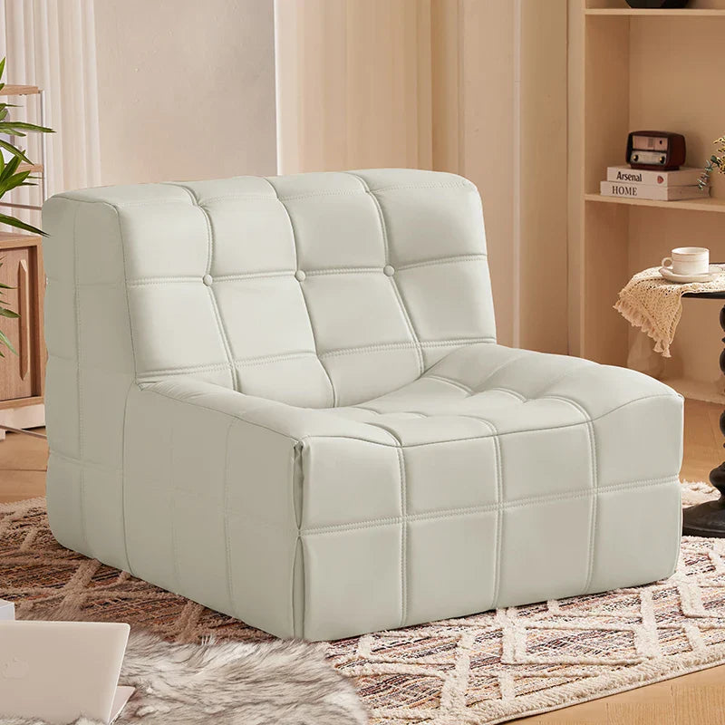 Modern Minimalist  Cube-Style Convertible Modular European Lounge Chair - Image 6