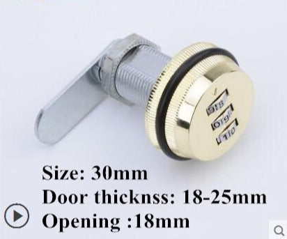 3-Digit Mechanical Password Cabinet Lock - Image 14