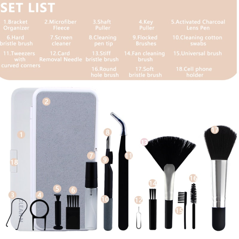 18in1 Clean Computer Tech Brush Set - Image 7
