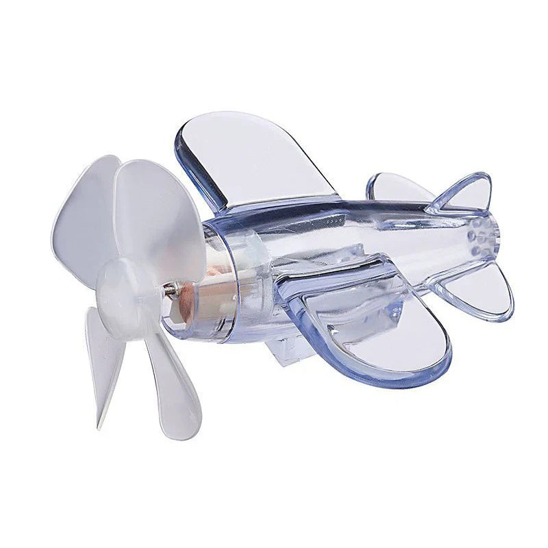 Wind-Powered LED Mini Airplane Car Decor - Image 4