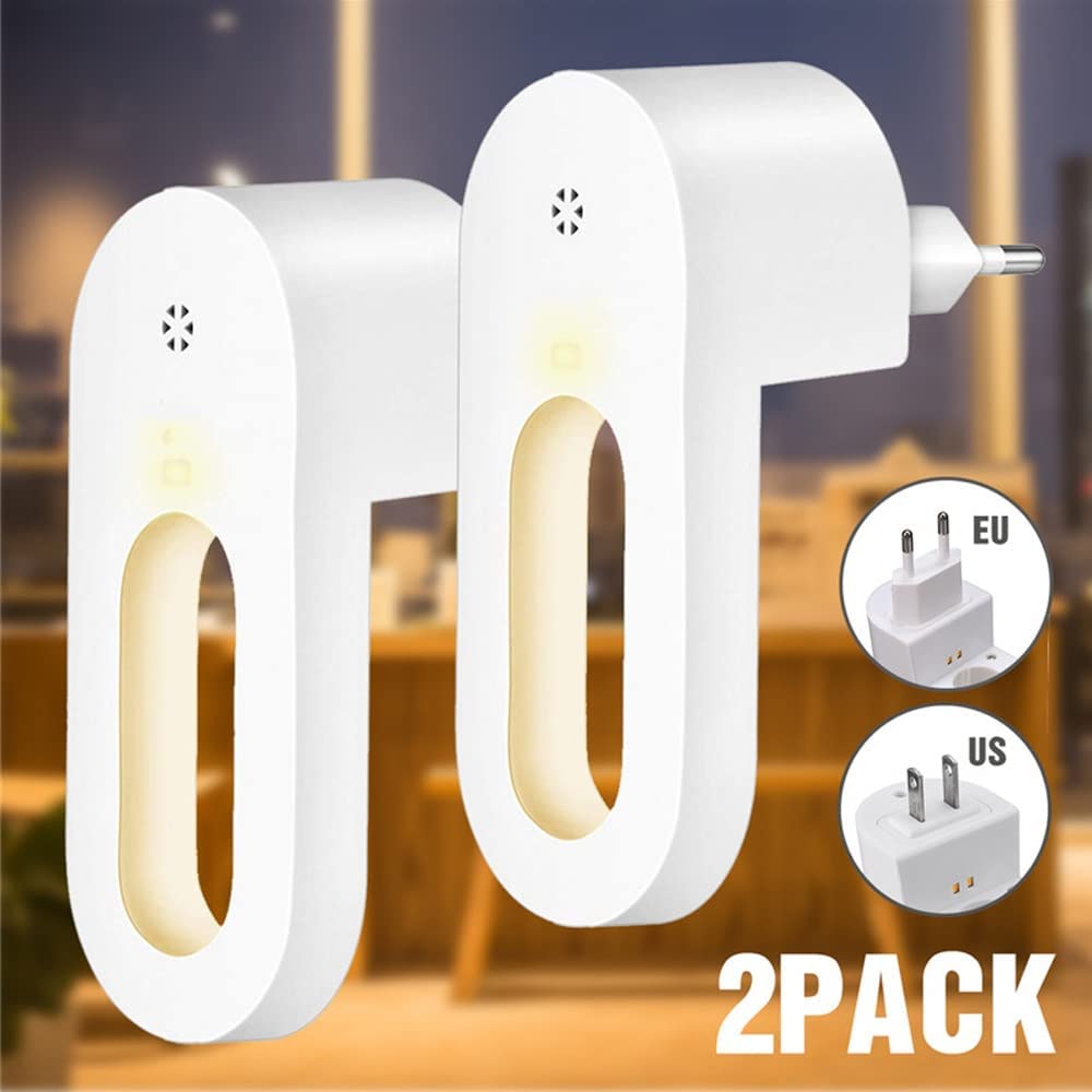 Twilight Sensor Energy Saving Socket Wall Night Light