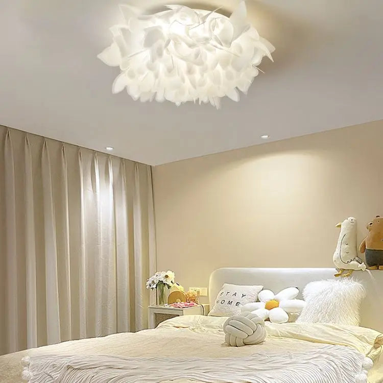 White Flower LED Multi-Mode Dimming Home Ceiling Lamp - Image 2