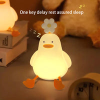 Cute Flower Duck Phone Holder Night Lamp - Image 4