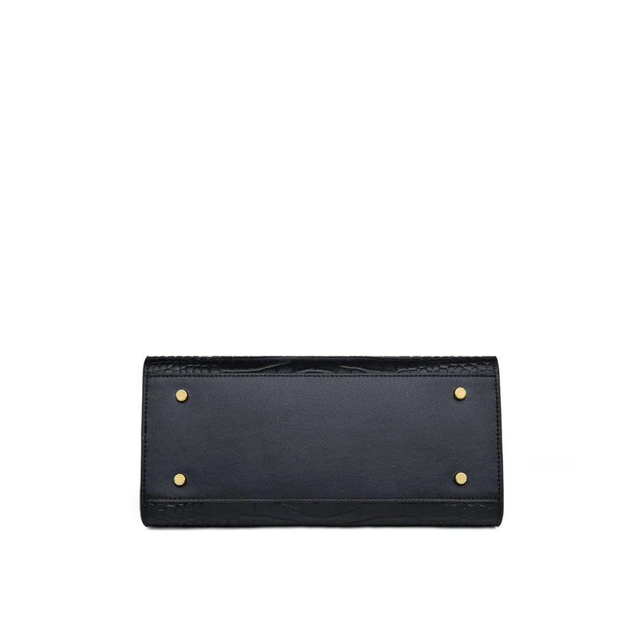 City Trend Elegance Elite Leather Handbag - Image 6