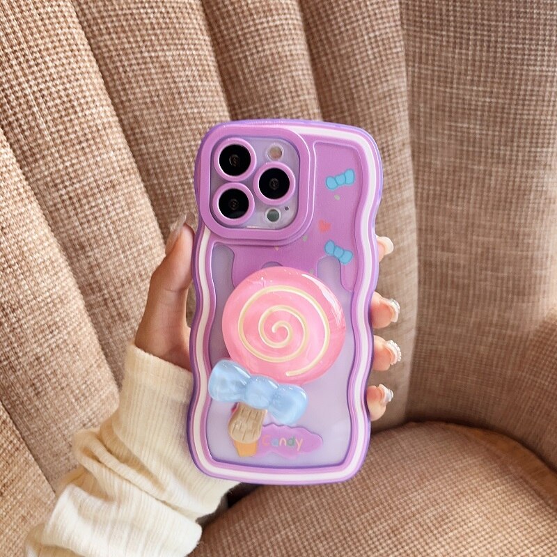 Sweet Treat 3D Japanese Style Heart iPhone Case - Image 3