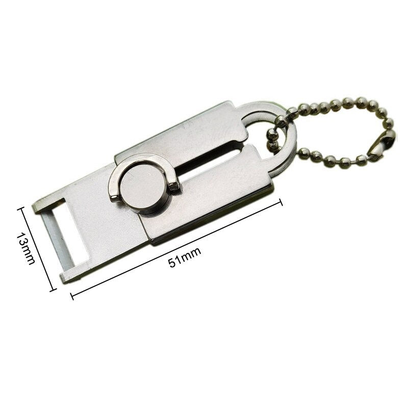 Stainless Steel Mini Vegetable Peeler Keychain - Image 5