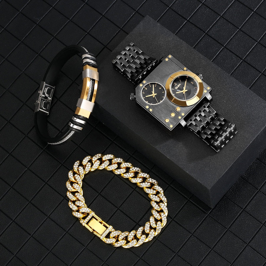 Ultimate Time Keeper Square Watch Gift Set - Image 1