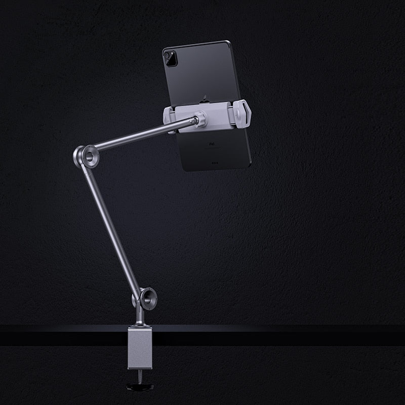 Adjustable Smart Folding Metal Tablet Holder - Image 0