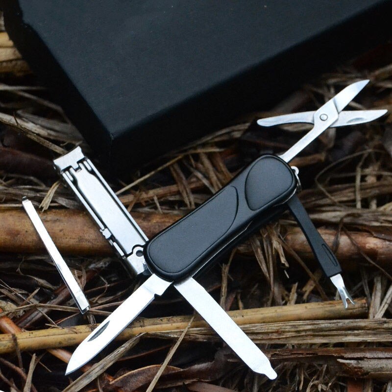 10in1 Stainless Steel EDC Keychain Tool