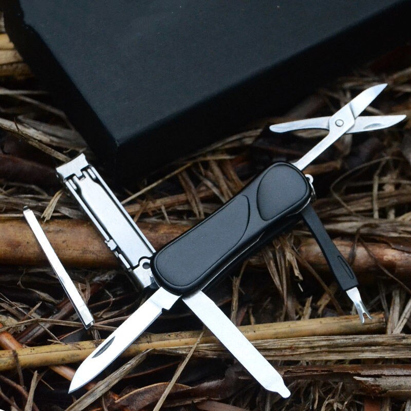 10in1 Stainless Steel EDC Keychain Tool - Image 11