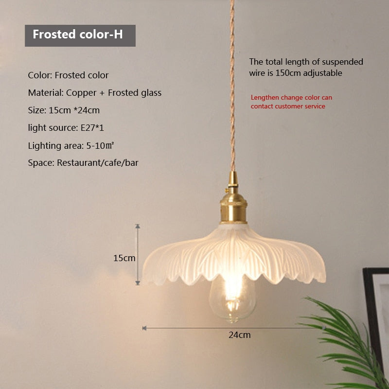 Nordic Brilliance Transparent Glass Pendant Lamp