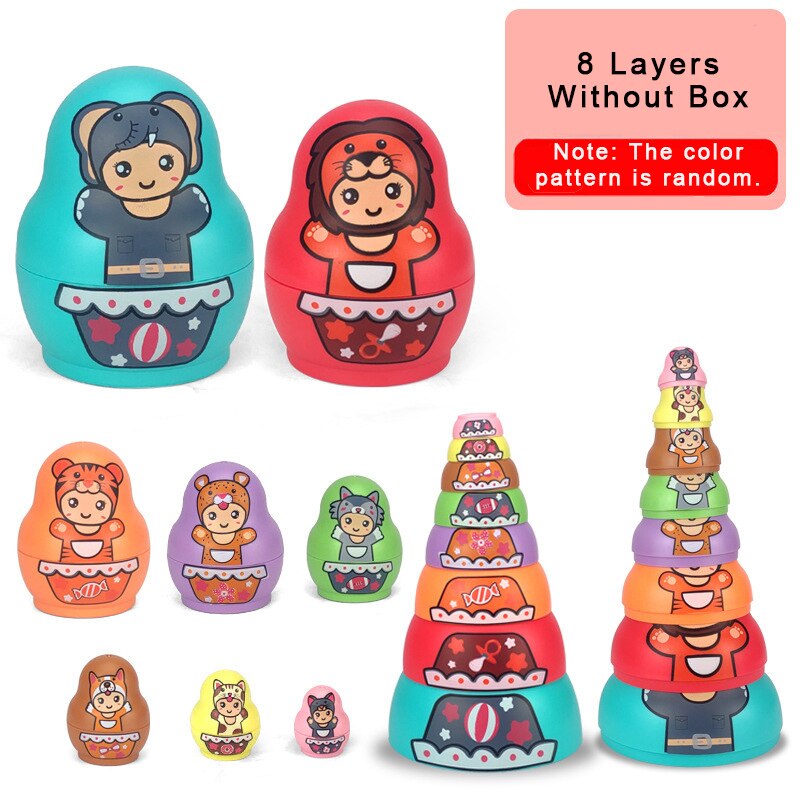 Educational Colorful Kids Matryoshka Dolls - Image 13