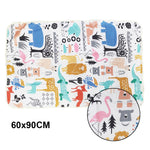 Cartoon Waterproof Reusable Changing Mat