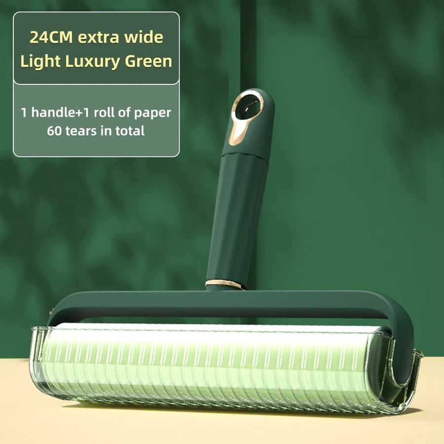 Wide Sticky Clean Paws Pet Hair Lint Roller - Image 6