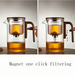 One-Click Magnetic Switch Tea Separation Teapot