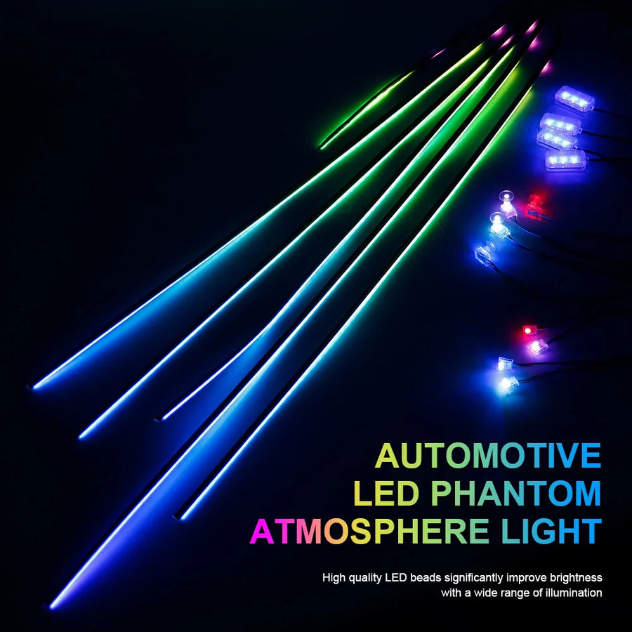 Bluetooth RGB Symphony Car Ambient Light Kit - Image 2