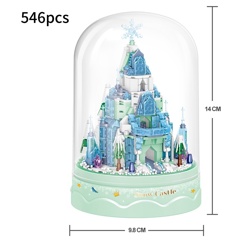 Royal Architecture Cartoon Castle Music Box - Image 7