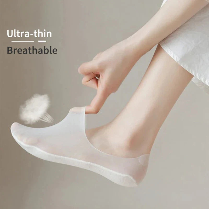 Invisible Breathable Mesh Anti-Slip Socks