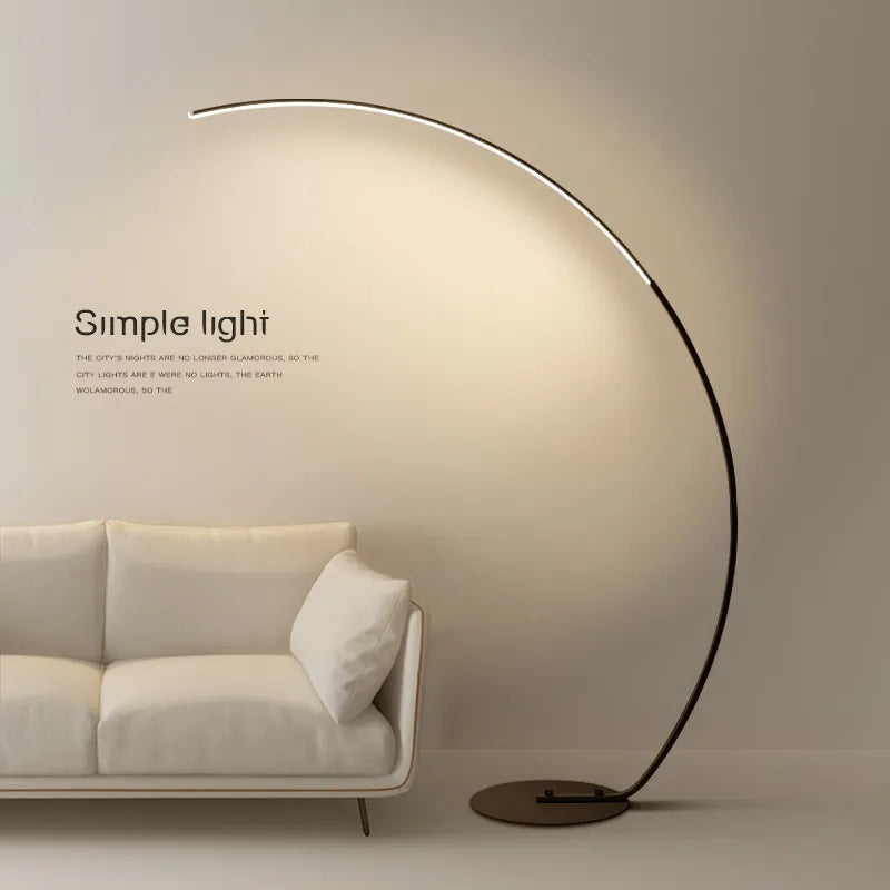 Dimmable Nordic Art Shine LED Floor Lamp - Image 1