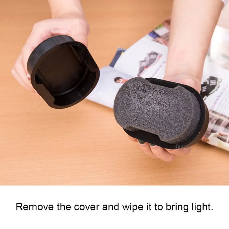 Leather Polisher Sponge Liquid Cleaning Wax Brush - Image 2