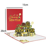 3D Pop-Up Cheerful Christmas Gift Cards