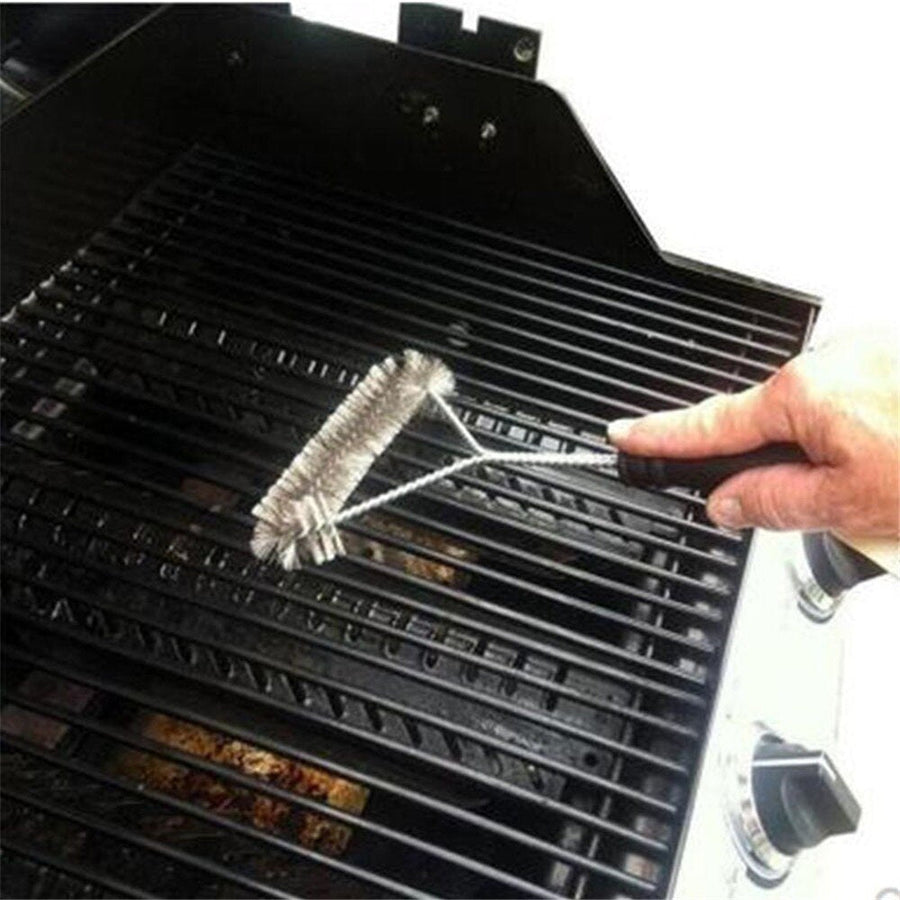 Stainless Steel BBQ Grill Cleaning Brush - Image 4