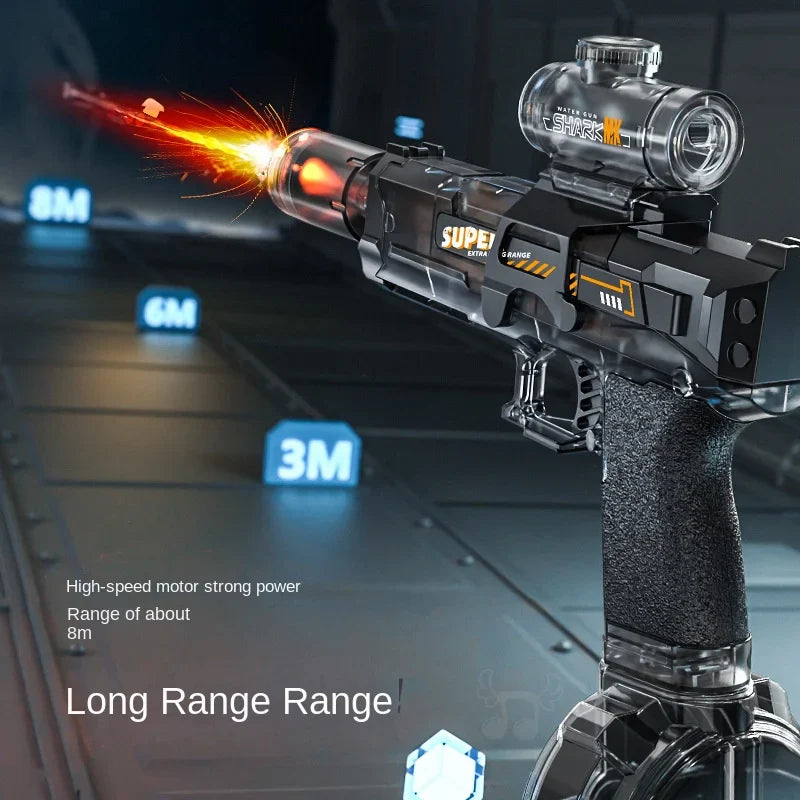 Electric Flame Effect Water Spray Blaster Toy Gun - Image 4