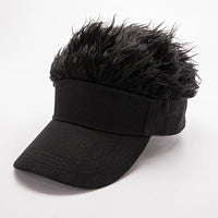 Hip-Hop Fake Hair Baseball Hat - Image 12