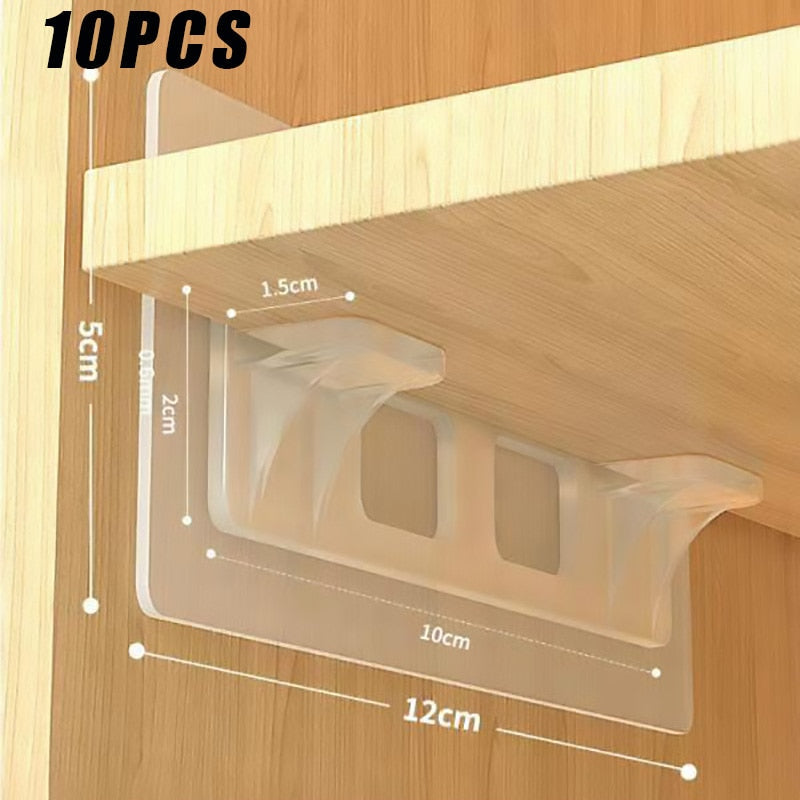 Self-Adhesive Closet Wizard Shelf Support Bracket - Image 7