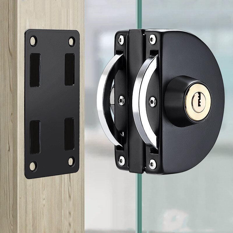 Sliding Door Stainless Steel Safety Glass Door Lock - Image 13